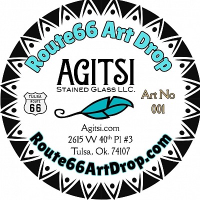 Route66 Art Drop backside token with Art No