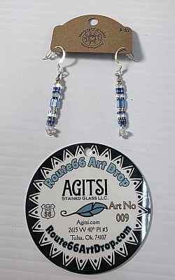 Art No 009 , Beaded Earrings by Beady Eyed Goddess