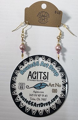 Art No 010 , Beaded Earrings by Beady Eyed Goddess