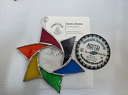 Art No 011 , Stained Glass Star by Ambient Hues, Mona Burns