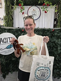 Art No 005 , Stained Glass Bigfoot by Two Feathers Stained Glass