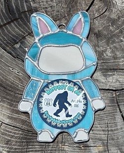 Art No 016, Stained Glass Labubu by Beauty by the King Kayla King!!!