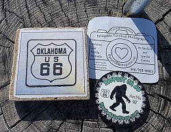 Art No 017 coaster by Bridgette Turnbull