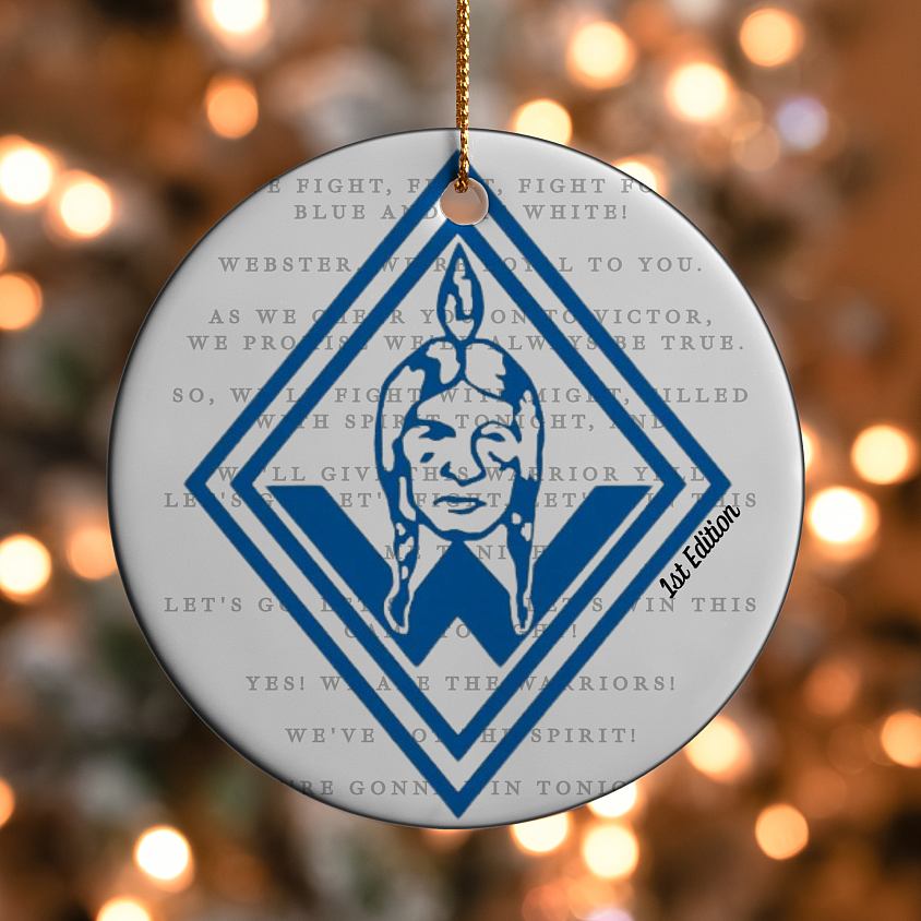 1st Edition, Webster Alumni Commemorative Ceramic Ornaments $20 Free Shipping